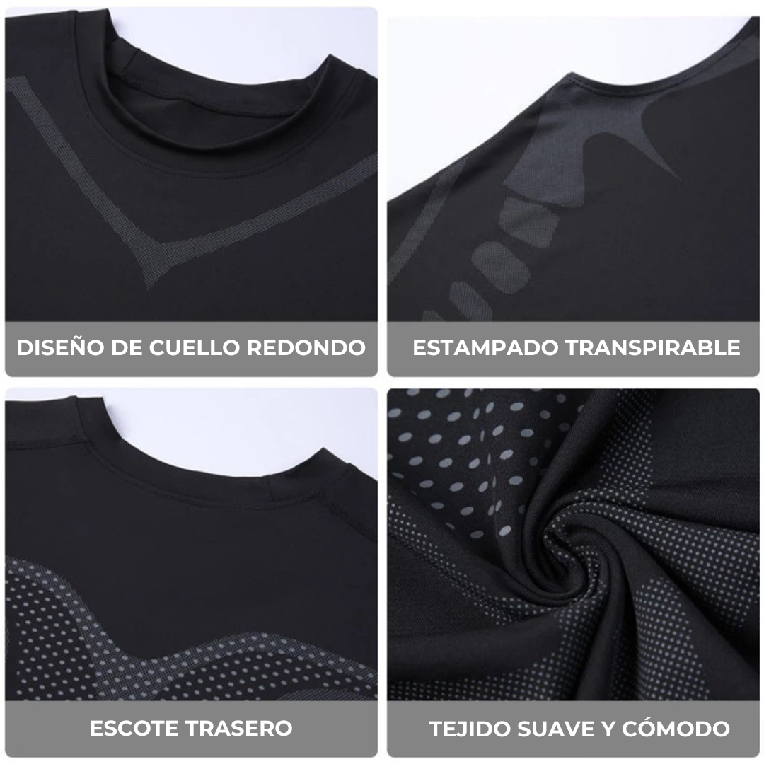 FiberPulse™ Camiseta Reductora – Tecnología Iónica e Infrarroja