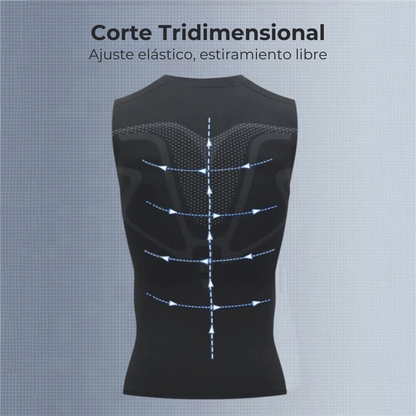 FiberPulse™ Camiseta Reductora Femenina – Tecnología Iónica e Infrarroja